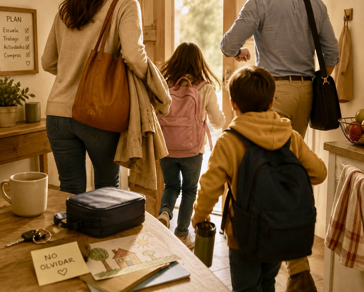 Cómo enseñar a los hijos a no llegar tarde